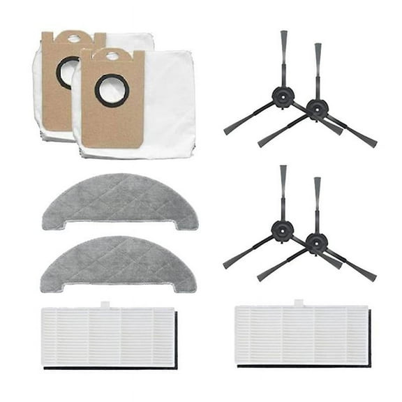 Dust Bags Side Brushes Parts For Xiaomi Viomi S9 Robot Vacuum Cleaner