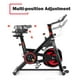 Goplus Stationnaire Exercice Magnétique Vélo 30Lbs Volant d'Inertie Gym Maison Cardio Entraînement – image 10 sur 10