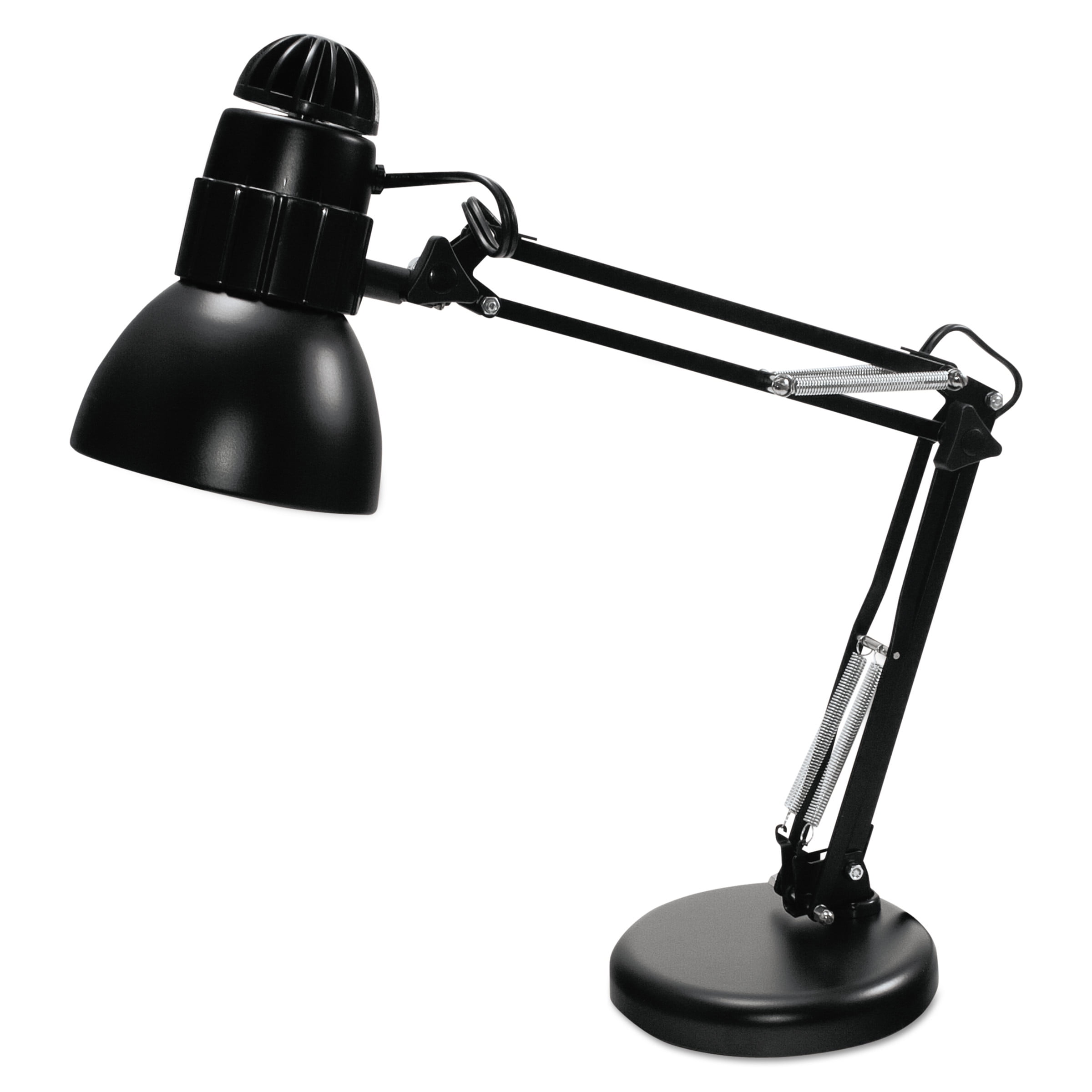 Ledu Incandescent Knight Swing Arm Desk Lamp, Weighted Base, 22" Reach
