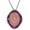 Rose Pink, variant on Womens Vintage Inspired Floral Flower Cameo Pendant Necklace Sparkly Aurora Borealis Crystal Rhinestones Brooch Pin, Purple