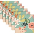 thumbnail image 6 of Sunflower Flowers Napkins Reusable Washable Cloth Napkins Set of 6, Soft Comfortable Dinner Napkins for Family Weddings Holiday Party 20 X 20 Inch Washcloth Gift, 6 of 7
