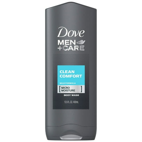 Dove Men Clean Confort Body And Face Wash 400 ml (Pack of 12)