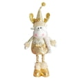 thumbnail image 4 of Figura navideña de peluche, recuerdo tradicional, cómoda y retráctil. Alce, 4 of 9