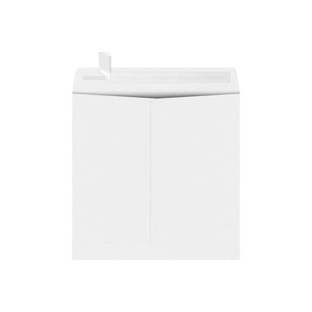 JAM Paper Self Seal Business Envelope 8 1/2 x 8 1/2 70lb White 50 Pack (10977-50)