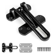 DOMETOUR Door Reinforcement Lock Latch Swing Bar Guard Front Inside Door Safety Child Proof Stopper Kids Home Hotel Apartment Thicken Solid Aluminium