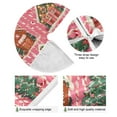 thumbnail image 4 of Yayeee Christmas Tree Skirt 47 inches for Xmas Tree Holiday Party Decoration, Brown Gingerbread Houses, 4 of 6