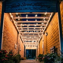 Northlight Edison Glass Indoor Outdoor Patio Light Set - Clear - 9' Green Wire - 10ct