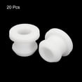 thumbnail image 3 of Uxcell 20Pcs Snap Rubber Grommet Plug Mount Dia 9mm ID 6.2mm Seal Anti-Scratch Electrical Box Cable Pipe White, 3 of 6