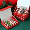 thumbnail image 2 of Oioii Christmas Votive Candles - Festive Decor Set with Santa , Snowman , Pinecone , Cedar , Elk and House Designs, 2 of 4