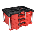 thumbnail image 2 of Milwaukee PACKOUT 3-Drawer Tool Box – Modular Storage with Locking Security Bar & Quick-Adjust Dividers - Perfect for Jobsite, Garage, or Tactical Applications - 48-22-8443, 2 of 4