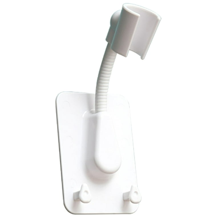 Strong Adhesive and Waterproof Shower Head Holder, Adjustable Handheld  Shower Holder Wall Mount Shower Bracket by Lofekea