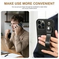 thumbnail image 4 of Elehold Luxury Leather Hand Strap Card Slot Case Compatible with iPhone 14 Pro Max 6.7 Inch with Camera Protection Card Slot Shockproof Kickstand Lanyard for iPhone 14 Pro Max 6.7 inch, Black, 4 of 8