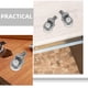 thumbnail image 5 of 20 piezas de pasadores para estantes de armario con ventosas, soportes metálicos para estanterías, armarios y estanterías, 5 of 7