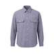 thumbnail image 3 of Top Abrigo Hombres Color Sólido Manga Larga Botón Cuello Moda Casual Verano Al Aire Libre Diario, 3 of 7