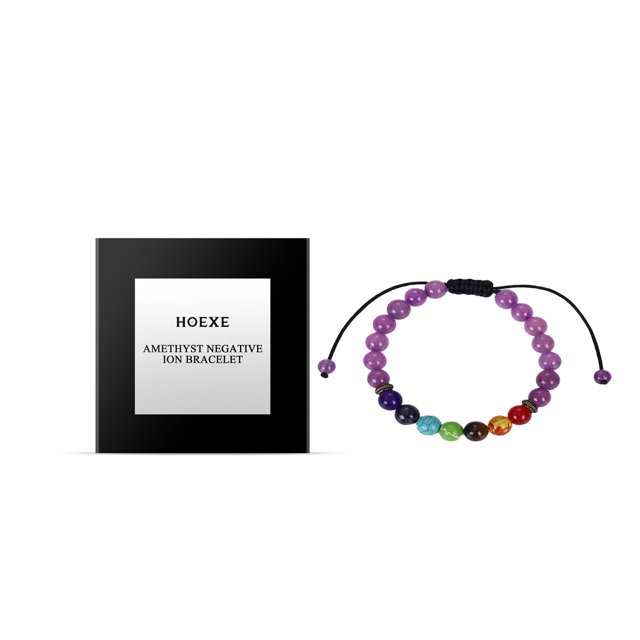 Opehuo Bracelet Perlé Bracelet en Cristal, Bracelet Perles Rouges Gourde Blanche, Bracelet Pixi Invitation à la Fortune, Bracelet de Prière, Bracelet Améthyste, Cadeau pour Petit Ami Ami Ami Famille