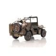 thumbnail image 3 of 6" Army Green Metal Hand Painted Decorative Truck, 3 of 3