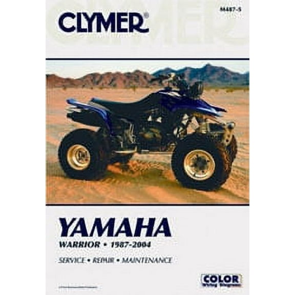 Clymer Repair Manual for Yamaha ATV YFM350 Warrior 87-04