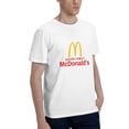 thumbnail image 2 of Mcdonald'S Logo Men'S Basic Short Sleeve T-Shirt Fashionable White 6x-Large, 2 of 8