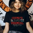 thumbnail image 3 of Cupid’s Favorite Medical Assistant Shirt | Plaid Heart MA Tee, Black, Size L, 3 of 6