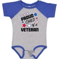 thumbnail image 3 of Inktastic Proud Child of a Veteran Veterans Day Boys or Girls Baby Bodysuit, 3 of 5