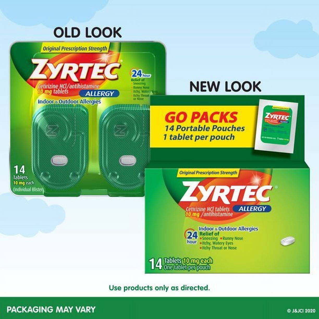 Zyrtec Allergy 10mg Liquid Gels Capsules 40 CT, 55 OFF