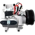 thumbnail image 4 of 6-Groove Pulley A/C Compressor Compatible With Isuzu Oldsmobile Saab Ascender LS 6 Cyl 4.2L 2003-2006 Sanden 3450; 3452 By 3450 77548 254427 0610103 637561 1010640 1520749, 4 of 6