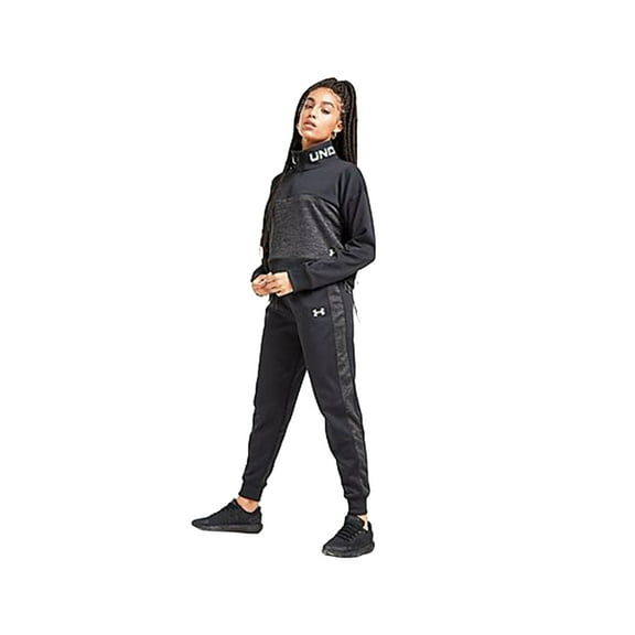 Under Armour Fleece Jogger Womens Active Pants Size XS, Color: Black/White