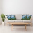 thumbnail image 3 of Ambesonne Tropical Throw Pillow Cover 4 Pack, Ocean Jungle Beauty, 16", Blue Green, 3 of 5