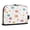 Small Watercolor Splashes and Dots, variant on Standing Pencil Case with Base Large Capacity Stationery Pouch Pen Bag with Zipper for Women Men Pink and Blue Tie-dye Pattern