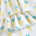 thumbnail image 6 of Odeerbi Baby Boy Girl Clothes Toddler Jumpsuit Outfit 2025 Fashion Cute Pineapple Print Ruffles Suspenders Shorts Romper Bodysuit White, 6 of 9