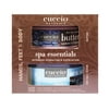 Cuccio Spa Essentials 2 Pc Kit - Lavender and Chamomile - 19.5oz Sea Salt Scrub, 8oz Butter Blend