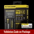thumbnail image 2 of Nitecore Digicharger D2 Universal Smart Charger, 2 of 8