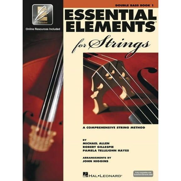 Essential Elements for Strings Essential Elements for Strings Double Bass Book 1 W/Eei Beginner Bass Method Book with Online Le, (Paperback)