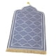 thumbnail image 2 of Alfombra de oración elegante, alfombra de oración, alfombra de adoración, alfombra de piso con borlas Gris, 2 of 9