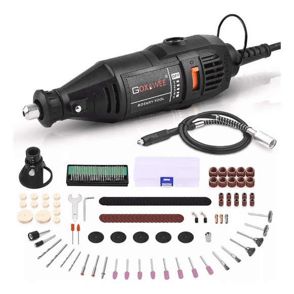 Mini Taladro Mototool Pulido Con 140 Accesorios Para Goxawee