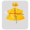 thumbnail image 4 of Dreamyjuly Raincoat Outfit for 23 Inch Outdoor Garden Goose Statue, Porch Clothes for Patio Decor, Spring Weather Protection for Yard Art, 4 of 10
