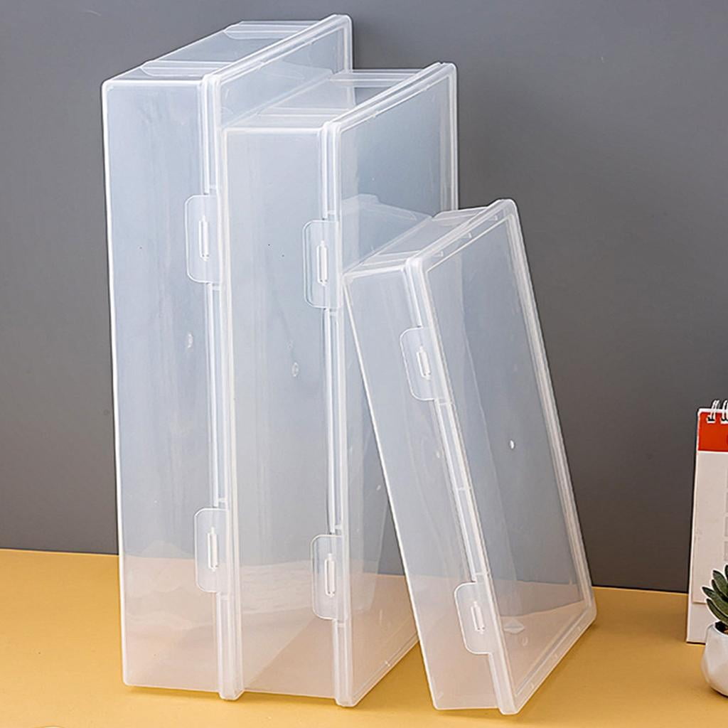 Giaone Clear Storage Container for Photos and Scrapbooking Materials Document Holder
