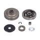 thumbnail image 1 of Kit De Montaje De Embrague, Rueda Dentada De Llanta De Embrague De Alta Dureza Tamaño Estándar S2 Aleación De Acero 3/8in -7 Para STIHL MS660 066 064 MS640 MS661 ANGGREK Otros, 1 of 8