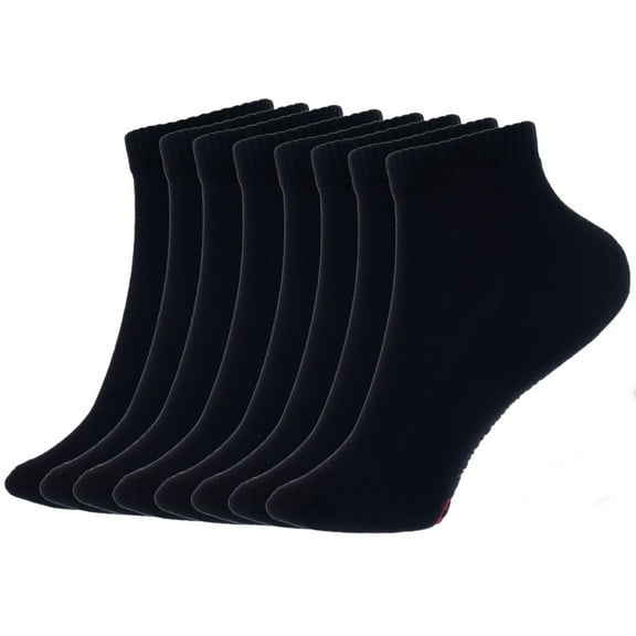 Alpine Swiss Mens Ankle Socks 8 Pack Cotton Athletic Performance Socks for Men Moisture-Wicking Cushioned Quarter Length Socks Reinforced Heel & Toe