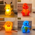 thumbnail image 2 of Figuras de Pokémon Pikachu, modelo ligero, juguetes de adorno, figura de Anime, Squirtle, Charmander, muñecas eléctricas, regalos de cumpleaños para niños qym unisex, 2 of 2