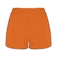 thumbnail image 4 of Vivianyo HD Shorts for Women Summer Clearance Women's Summer Solid Color Sexy Elastic Waist Side Pleated Casual Shorts, 4 of 6