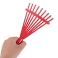 thumbnail image 4 of Raindrops Debris Cleanup Rake Red Steel 1Pcs Heavy Duty Tool for Yard Maintenance, 4 of 7