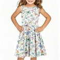 thumbnail image 2 of Piuwrlz Girls Play Casual Dresses Girl Summer Dresses Pleated Skirts Multicolor Size 7 Years, 2 of 6