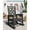 Black, variant on Home Outdoor Rocking Chair, All Weather HDPE Plastic Patio Rocker Chair with Wide Armrests, Classic Fire Pit Chair for Porch, Deck, Lawn, Garde, 380LBs, Easy to Install