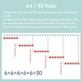 thumbnail image 7 of Perforator,A4 A5 B5 Support 20/26/30 5.5mm 20/26/30 5.5mm Aperture Handheld Puncher Support A5 B5 Notebook Punch Punch Planner Calendars Diy Aperture A4 A5 Scrapbook Diary Planner Paper Punch, 7 of 7