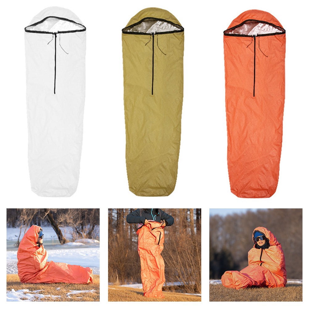 qiya Outdoor Camping Sleeping Bag Thermal Rescue Bivvy Bag for Adventure Activities