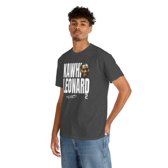 Los Angeles Kawhi Leonard #2 cartoon Basketball fans gift Unisex Cotton Tee