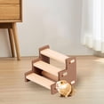 thumbnail image 6 of CarpNettore DIY Hamsters Climbing Ladder Toy Easy to Clean Easily Install Cage Accessory 8cmx6.5cmx6cm, 6 of 9