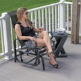 thumbnail image 4 of Sojag Belle 2 x 2 x 3 ft Dark Grey Steel Glider, 4 of 8