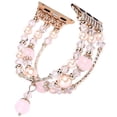 thumbnail image 1 of Jewelry Agate Watchband for iwatch Smartwatch Accessaries Pink_38-40MM, 1 of 4